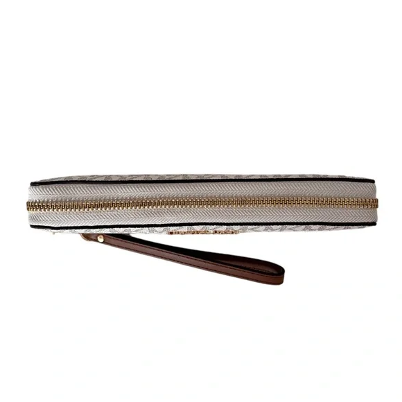 Michael Kors Large Logo Continental Wallet in Vanilla - Picture 6 of 8